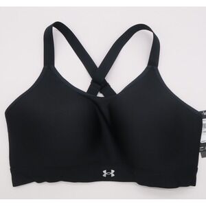 Under Armour Continuum High Support Sports Bra Black 1372985 001 Womens 2X NEW